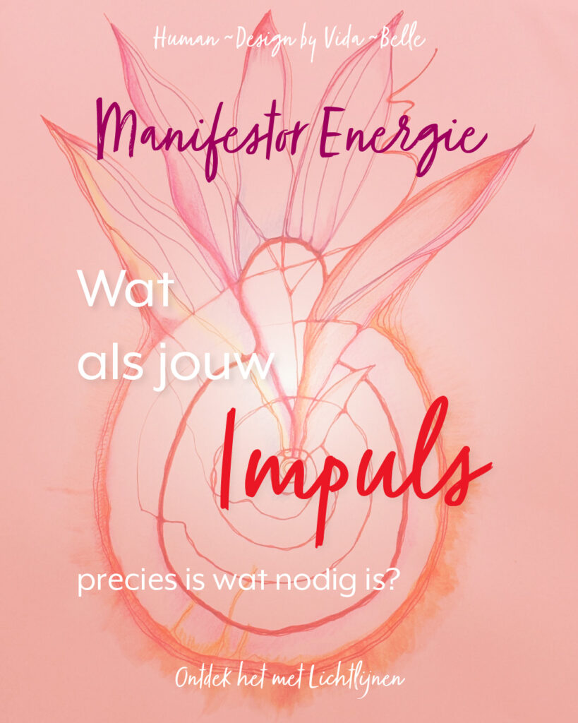 Krachtige lichtlijntekening in warme rood- en oranjetinten die de Manifestor-energie in Human Design symboliseert. Explosieve lijnen en een duidelijke kern staan voor initiatief, impuls en het starten van nieuwe bewegingen.